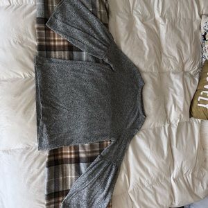 Zara bell sleeve knit top